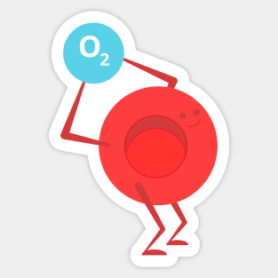 Blood cell Sticker